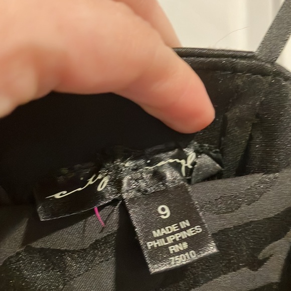 City Triangles Frilly Short Black Dress - Picture 10 of 10